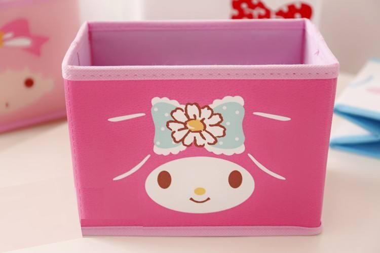 Cartoon Hello Kitty My Melody Cinnamoroll Pudding Folding Storage Box Cartoon Hello Kitty My Melody Cinnamoroll Pudding Folding Storage Box