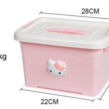 Hello Kitty Plastic Container Organizer Clothes Groceries Sundries Storage Boxes with Lid Waterproof Plastic Storage Box for Toy Hello Kitty Plastic Container Organizer Clothes Groceries Sundries Storage Boxes with Lid Waterproof Plastic Storage Box for Toy