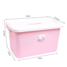 Hello Kitty Plastic Container Organizer Clothes Groceries Sundries Storage Boxes with Lid Waterproof Plastic Storage Box for Toy Hello Kitty Plastic Container Organizer Clothes Groceries Sundries Storage Boxes with Lid Waterproof Plastic Storage Box for Toy