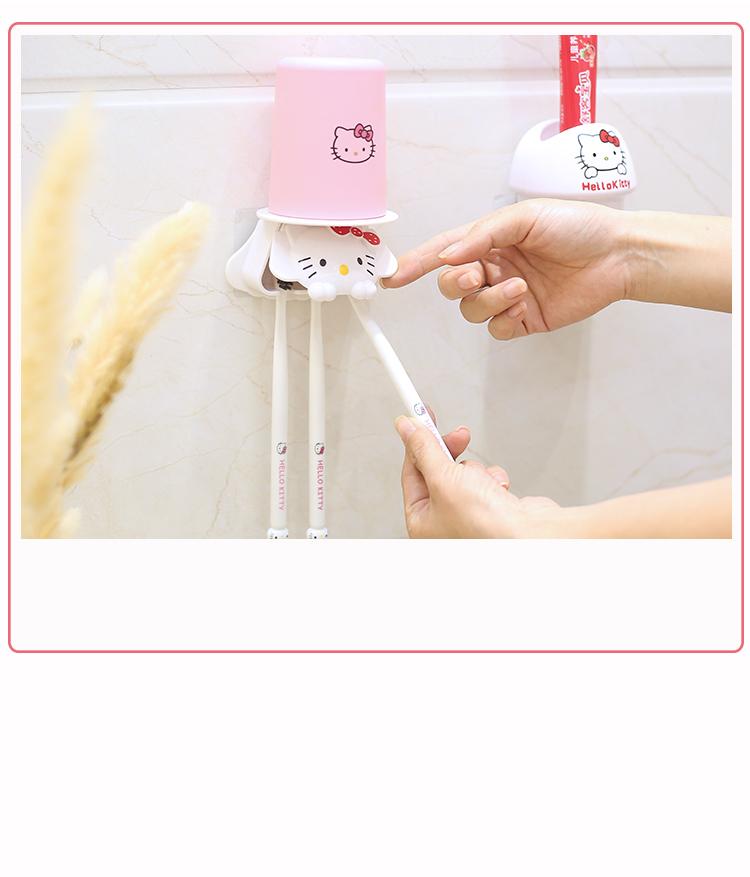 Hello Kitty Cartoon Mouthwash Toothbrush Set