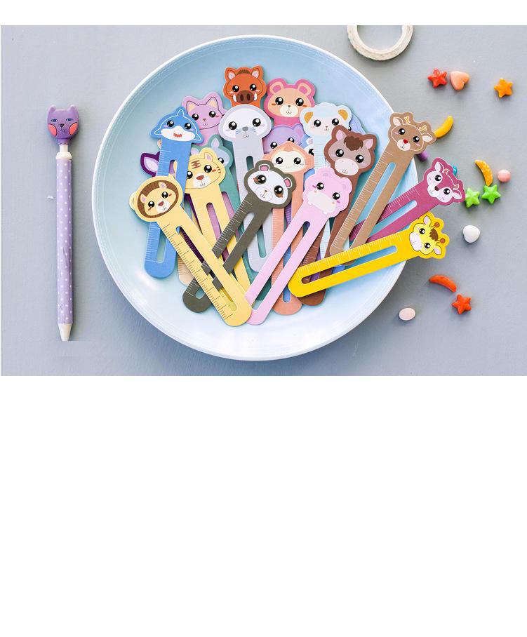 Kawaii Cartoon Mohamm Style Stationery Bookmark Ruler
