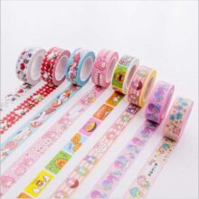 Cartoon Cinnamoroll My Melody Kitty Gudetama Prints Decoration Tape Cartoon Cinnamoroll My Melody Kitty Gudetama Prints Decoration Tape