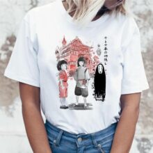 Anime Cartoon Totoro Miyazaki Hayao T-Shirt Anime Cartoon Totoro Miyazaki Hayao T-Shirt