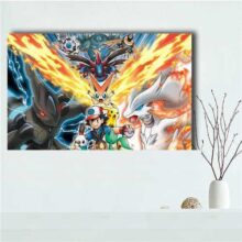 Pokemon Canvas Poster Fabric Wall Art Pictures For Living Room Decor Pokemon Canvas Poster Fabric Wall Art Pictures For Living Room Decor