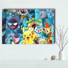 Custom Canvas Poster pokemon (1) Printing Posters Cloth Fabric Wall Art Pictures For Living Room Decor#18-12-05-H-06-296 Custom Canvas Poster pokemon (1) Printing Posters Cloth Fabric Wall Art Pictures For Living Room Decor#18-12-05-H-06-296
