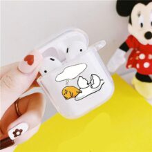 Cute Gudetama Lazy Egg Earphone Case For Apple AirPods 2 1 Soft Silicone Clear Protective Cover Wireless Charging Box Coque Bag Cute Gudetama Lazy Egg Earphone Case For Apple AirPods 2 1 Soft Silicone Clear Protective Cover Wireless Charging Box Coque Bag