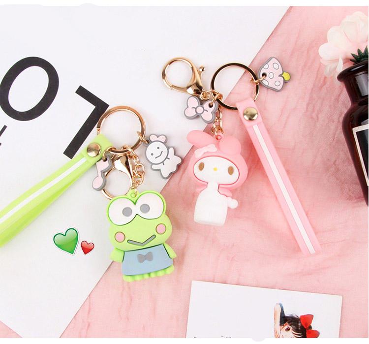 Hello kitty Frog Cat Doll Keychain Pendant key Holder Hello kitty Frog Cat Doll Keychain Pendant key Holder