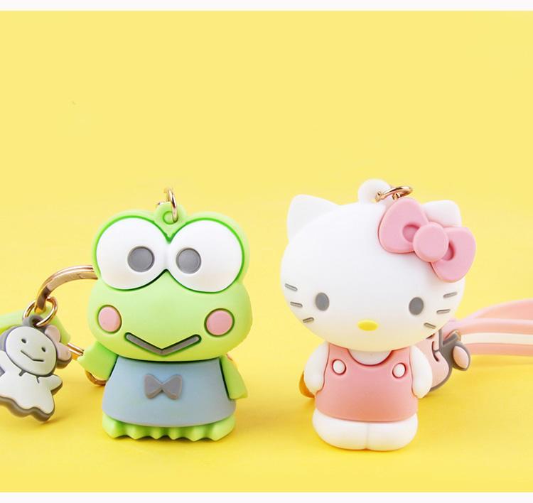 Hello kitty Frog Cat Doll Keychain Pendant key Holder Hello kitty Frog Cat Doll Keychain Pendant key Holder