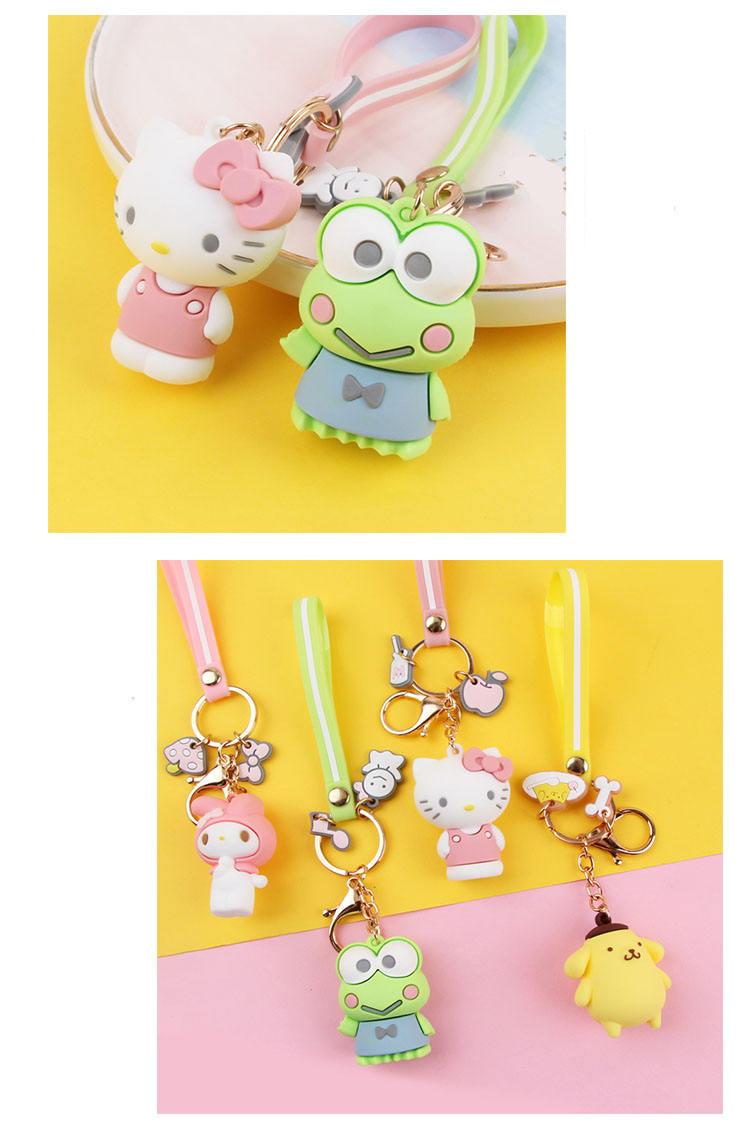 Hello kitty Frog Cat Doll Keychain Pendant key Holder Hello kitty Frog Cat Doll Keychain Pendant key Holder