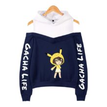 Gacha Life Crop hoodie Sweatshirts Women Pullover Off-shoulder Harajuku Tracksui Gacha Life Crop hoodie Sweatshirts Women Pullover Off-shoulder Harajuku Tracksui