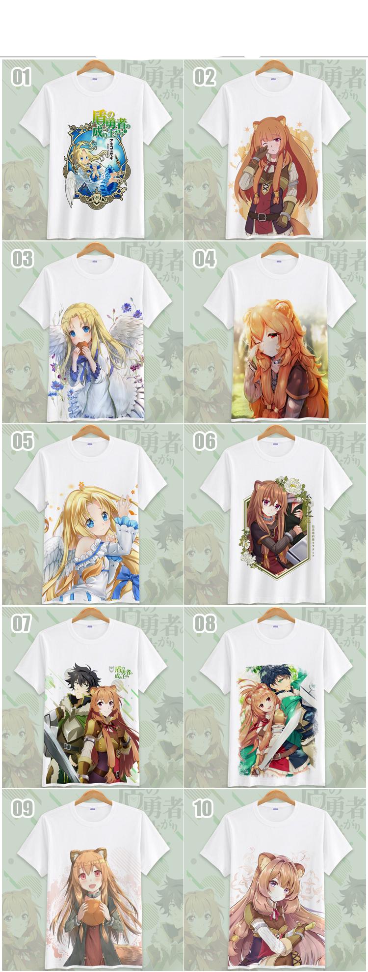 Anime Raphtalia Naofumi Iwatani The Rising of the Shield Hero T-Shirt