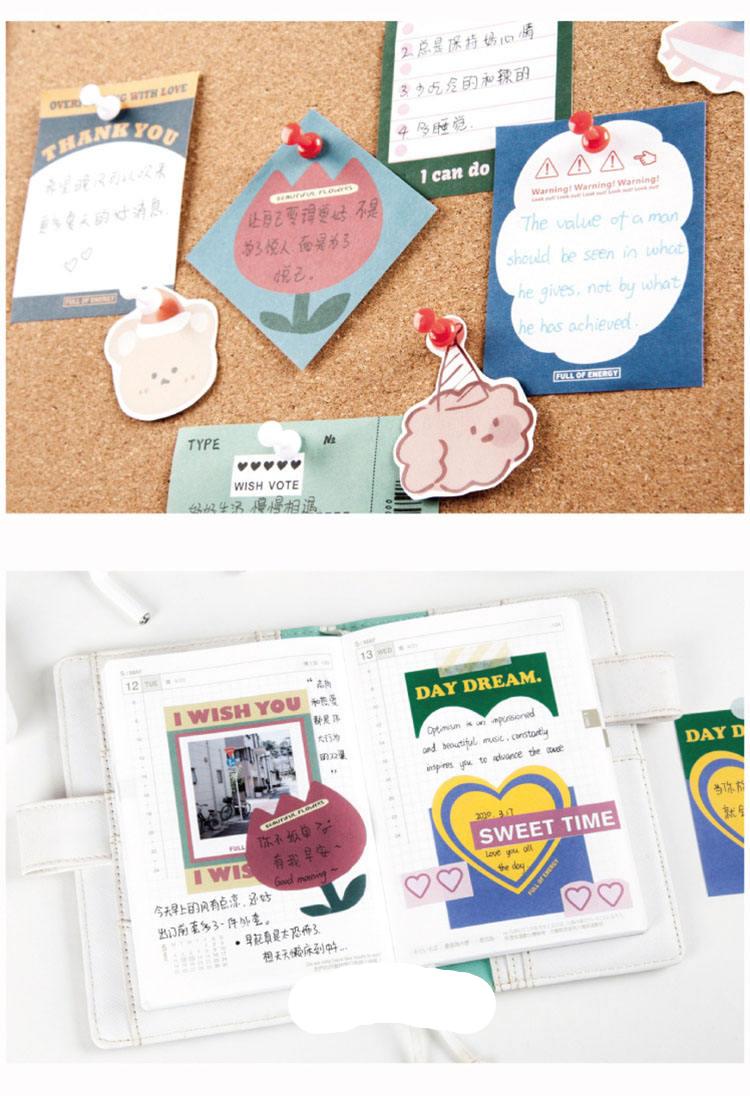 Kawaii Love Heart Sticky Note Memo Pad Kawaii Love Heart Sticky Note Memo Pad