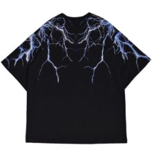2020 Streetwear Dark Lightning T Shirt Hip Hop Men Harajuku Tshirt Short Sleeve Cotton T-Shirt Fashion Black Tops Tees HipHop 2020 Streetwear Dark Lightning T Shirt Hip Hop Men Harajuku Tshirt Short Sleeve Cotton T-Shirt Fashion Black Tops Tees HipHop