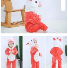 Baby Rompers Winter Kigurumi Lion Costume Baby Rompers Winter Kigurumi Lion Costume