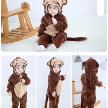 Baby Rompers Winter Kigurumi Lion Costume Baby Rompers Winter Kigurumi Lion Costume
