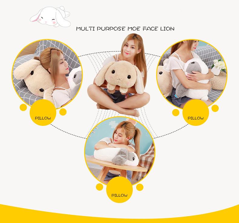 Long Ears Bunny Rabbit Plush Animals Stuffed Soft Sleep Toys - 40cm
