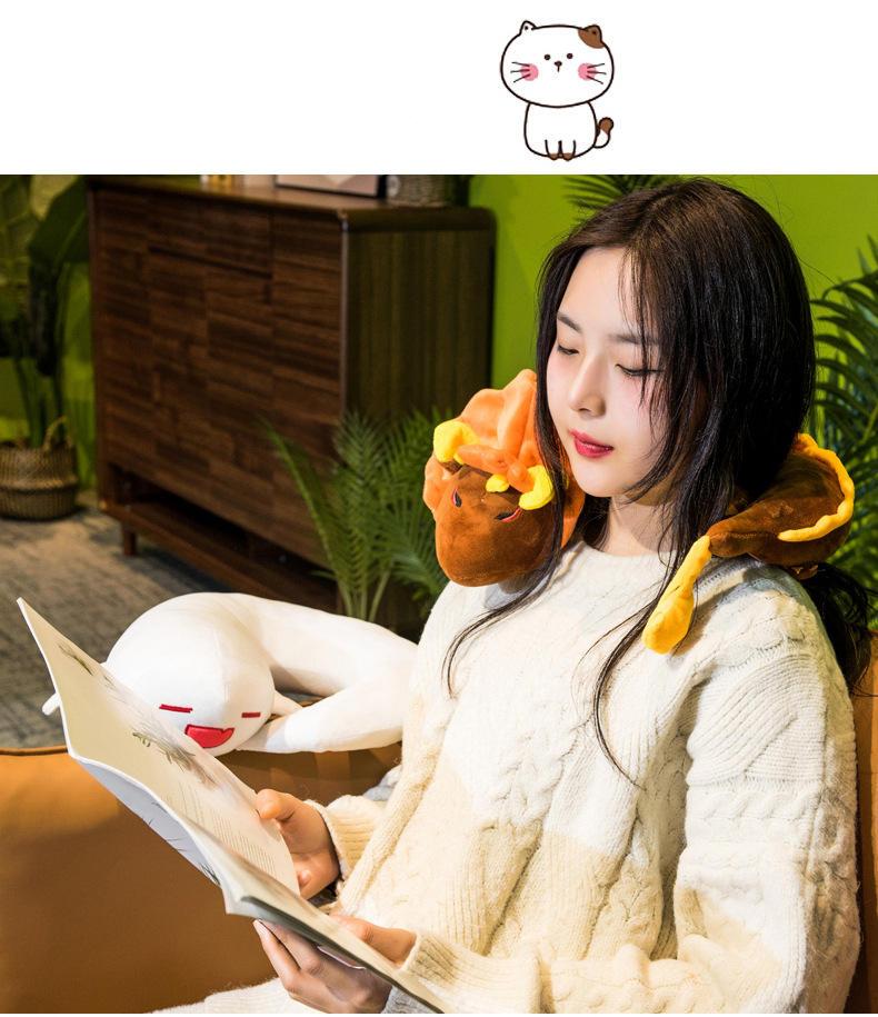 Genshin Impact Pillow Doll  Dragon Ghost Cartoon