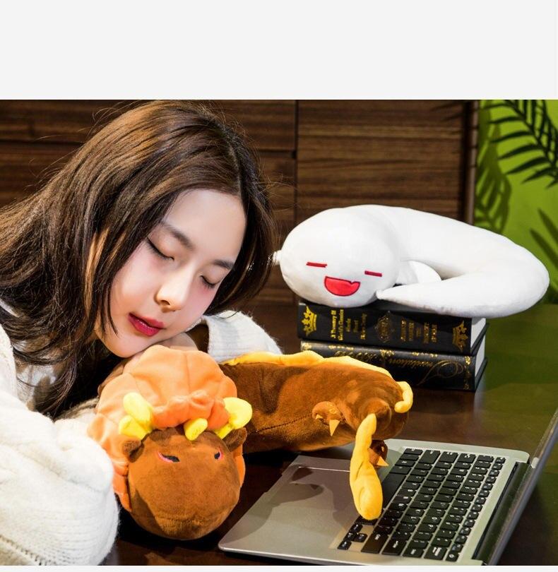 Genshin Impact Pillow Doll  Dragon Ghost Cartoon