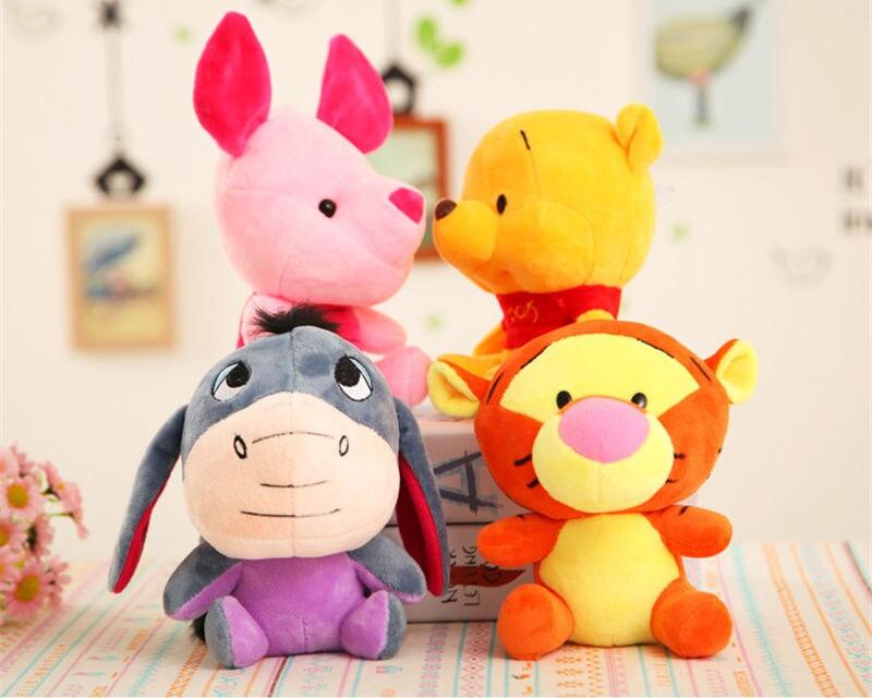 Anime Cartoon Winnie The Pooh Bear Plush Doll Keychain Anime Cartoon Winnie The Pooh Bear Plush Doll Keychain
