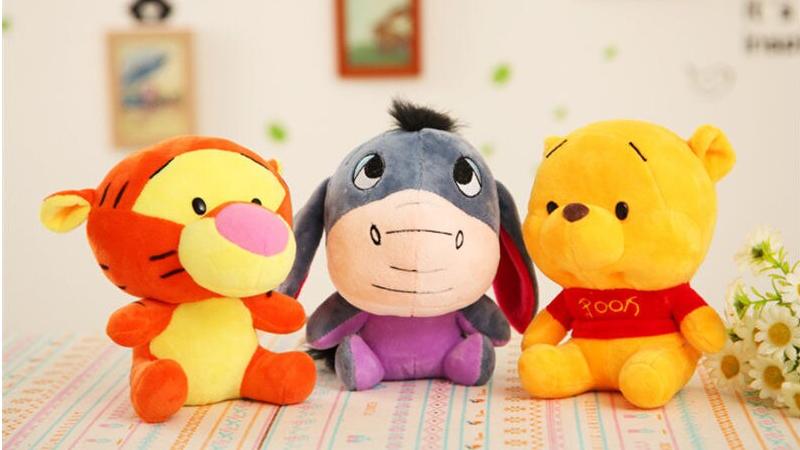 Anime Cartoon Winnie The Pooh Bear Plush Doll Keychain Anime Cartoon Winnie The Pooh Bear Plush Doll Keychain