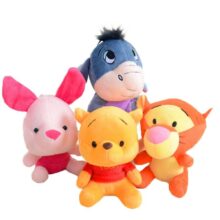 Disney 12-18cm Winnie the Pooh Bear Anime Cute Cartoon Plush Dolls Toys Keychain Pendant Kids Birthday Gift Disney 12-18cm Winnie the Pooh Bear Anime Cute Cartoon Plush Dolls Toys Keychain Pendant Kids Birthday Gift