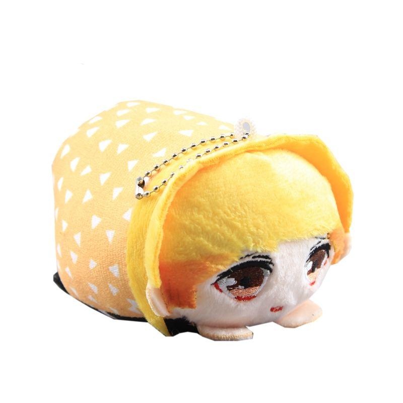 Anime Demon Slayer Kimetsu No Yaiba Agatsuma Zenitsu Nezuko Hashibira Plush Dolls