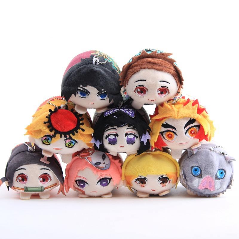 Anime Demon Slayer Kimetsu No Yaiba Agatsuma Zenitsu Nezuko Hashibira Plush Dolls