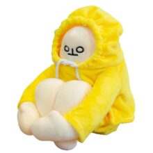 Anime Woongjang Yellow Banana Man Plush Toy Anime Woongjang Yellow Banana Man Plush Toy