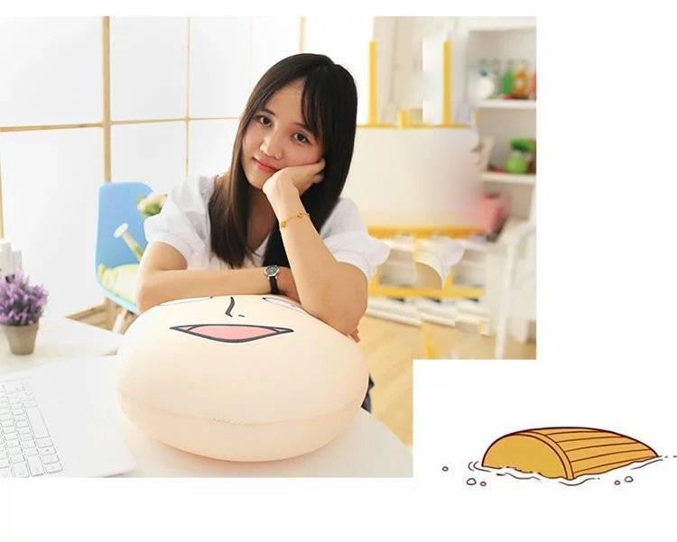 Anime The Strongest Bald Saitama Plush Pillow Doll