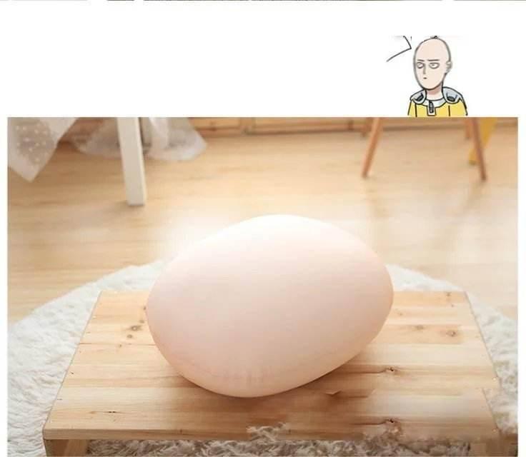 Anime The Strongest Bald Saitama Plush Pillow Doll