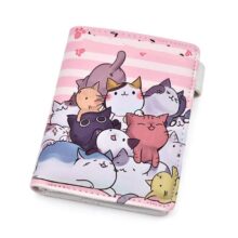 Anime Game Neko Atsume Cat Prints Purse Anime Game Neko Atsume Cat Prints Purse