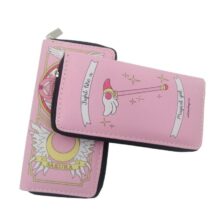 Anime Card Captor Sakura Wallet Cartoon Cardcaptor Sakura Kinomoto Long Leather Female Clutch Money Cards Zipper Cute Bags Anime Card Captor Sakura Wallet Cartoon Cardcaptor Sakura Kinomoto Long Leather Female Clutch Money Cards Zipper Cute Bags