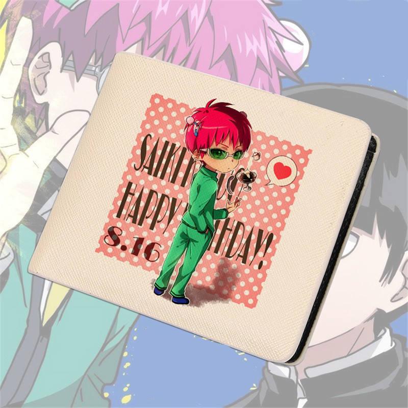 Anime The Disastrous Life Of Saiki K Print Wallet