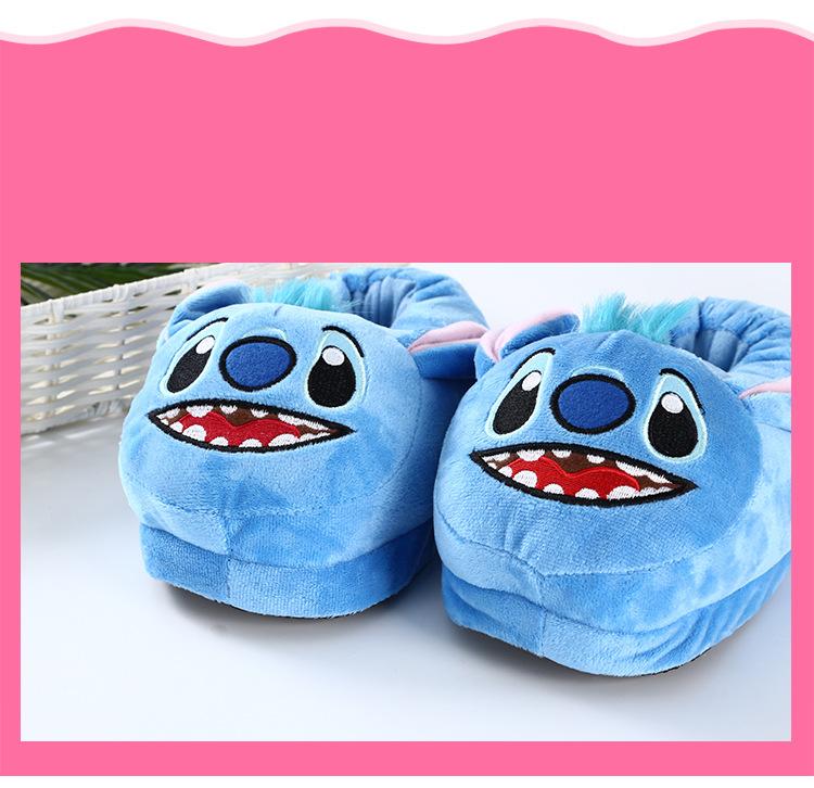 Kawaii Cartoon Lilo Stitch Model Couple Slippers