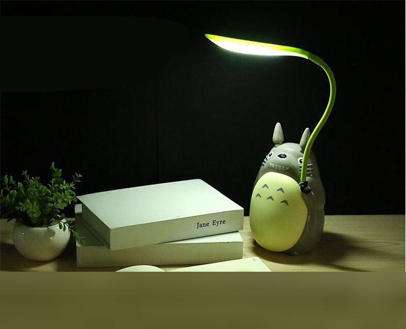 Cartoon Totoro USB Charging Foldable LED Night Light Table Lamp