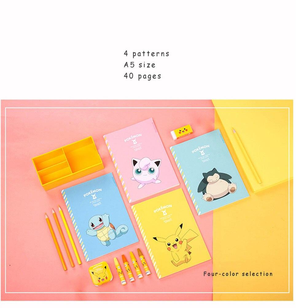 Pokemon Pikachu Stitching Binding Paper Notebook