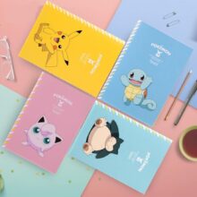 Deli pokemon Stitching Binding Notebook Paper cute pikachu Four Colors Cartoon Diary Notebook kawaii book School Office Supplies Deli pokemon Stitching Binding Notebook Paper cute pikachu Four Colors Cartoon Diary Notebook kawaii book School Office Supplies