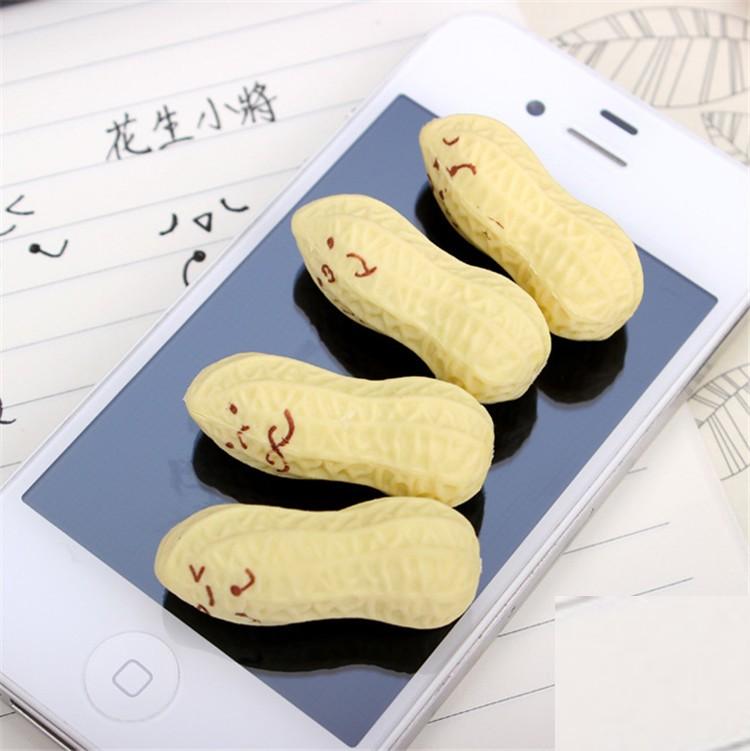 Kawaii Peanut Design Stationery Rubber Eraser For Kids