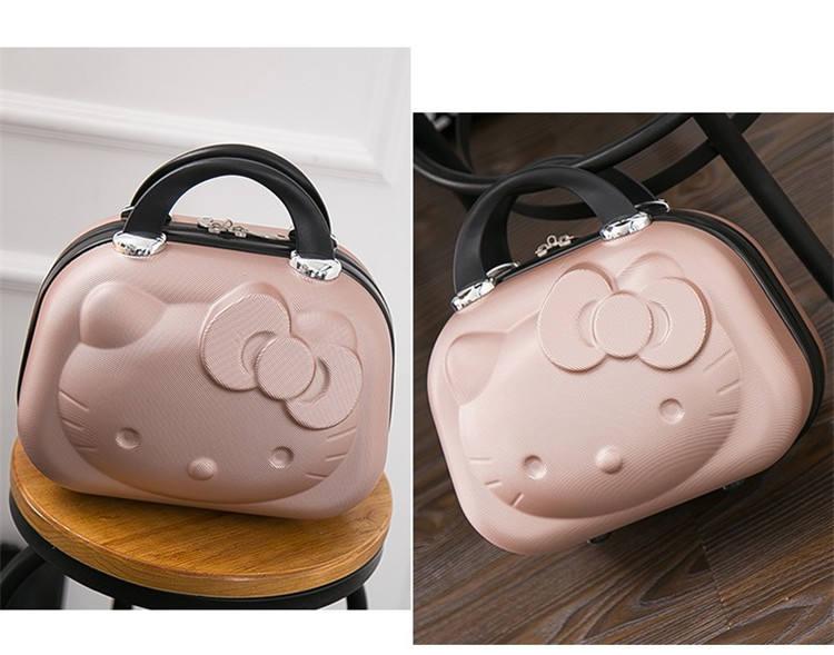 Hello Kitty Cartoon ABS Casual Storage Trolley Suitcase Hello Kitty Cartoon ABS Casual Storage Trolley Suitcase