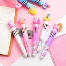 Multi Function 6 In 1 Colorful Ball Pen Kawaii Unicorn Multicolor Ballpoint Pen Pink Star Office School Cute Stationery Supplies Multi Function 6 In 1 Colorful Ball Pen Kawaii Unicorn Multicolor Ballpoint Pen Pink Star Office School Cute Stationery Supplies