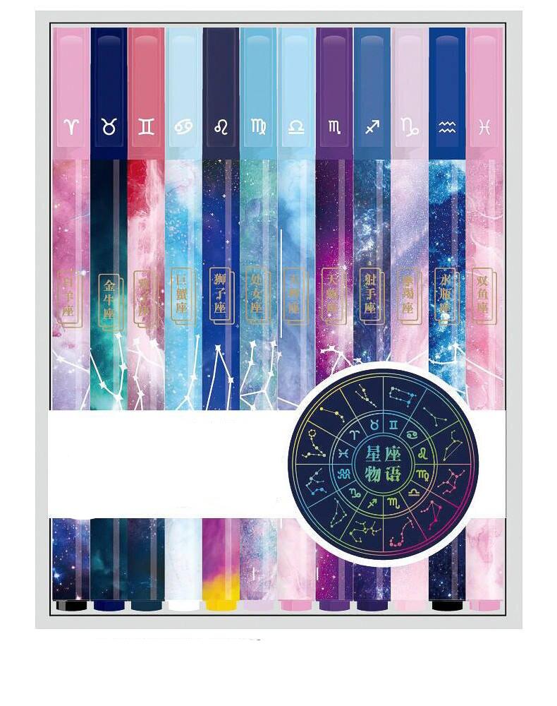 Kawaii Constellation Stars Stationery Gel Pen