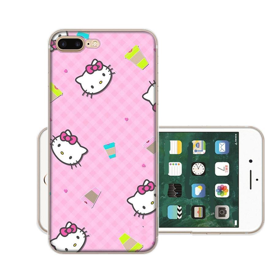 Hello Kitty Fashion Mobile Phone Case For iPhone Apple XR X XS Max 6 6s 7 8 P Lus 5 5S SE 