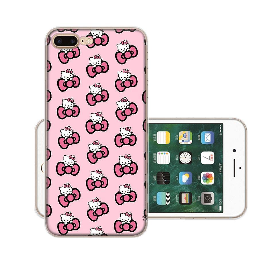 Hello Kitty Fashion Mobile Phone Case For iPhone Apple XR X XS Max 6 6s 7 8 P Lus 5 5S SE 