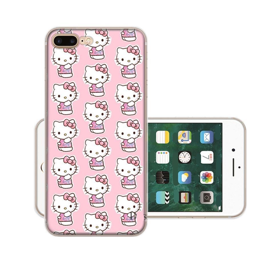 Hello Kitty Fashion Mobile Phone Case For iPhone Apple XR X XS Max 6 6s 7 8 P Lus 5 5S SE 