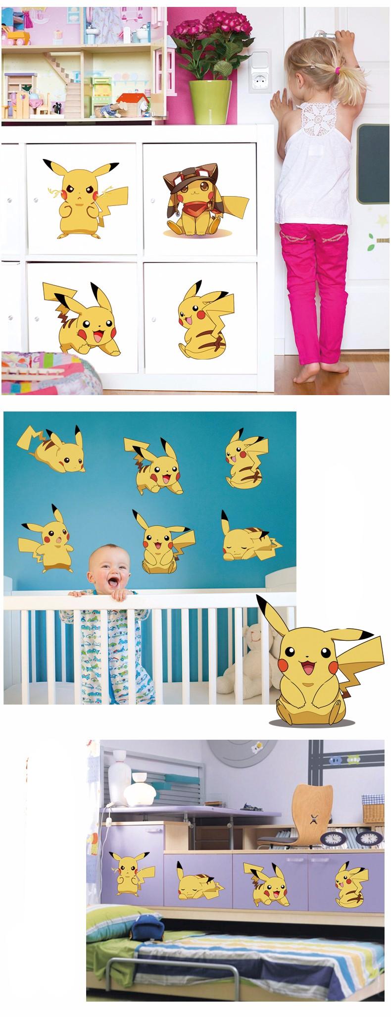 Anime Pokemon Home Decor Wall Sticker