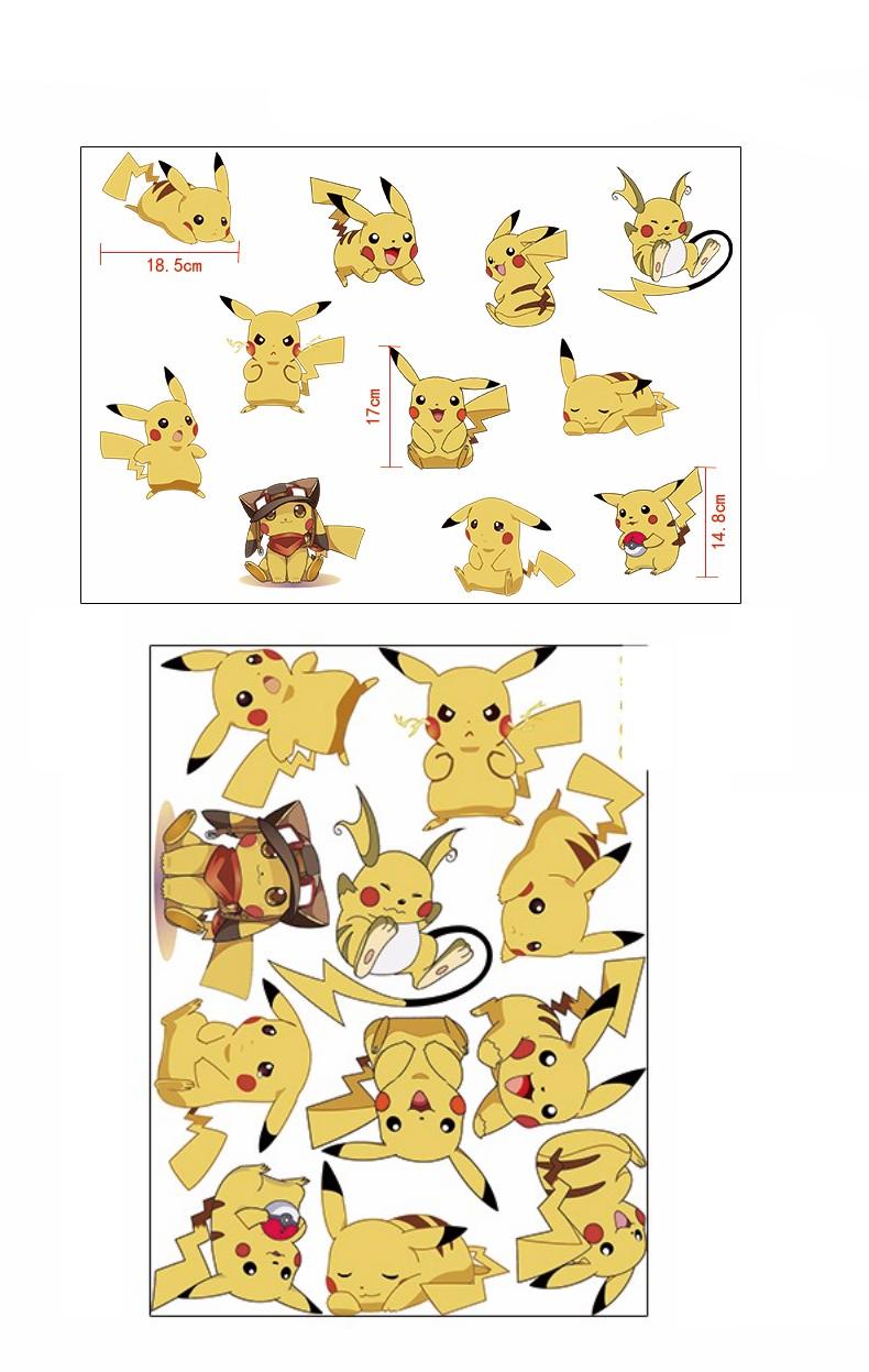 Anime Pokemon Home Decor Wall Sticker