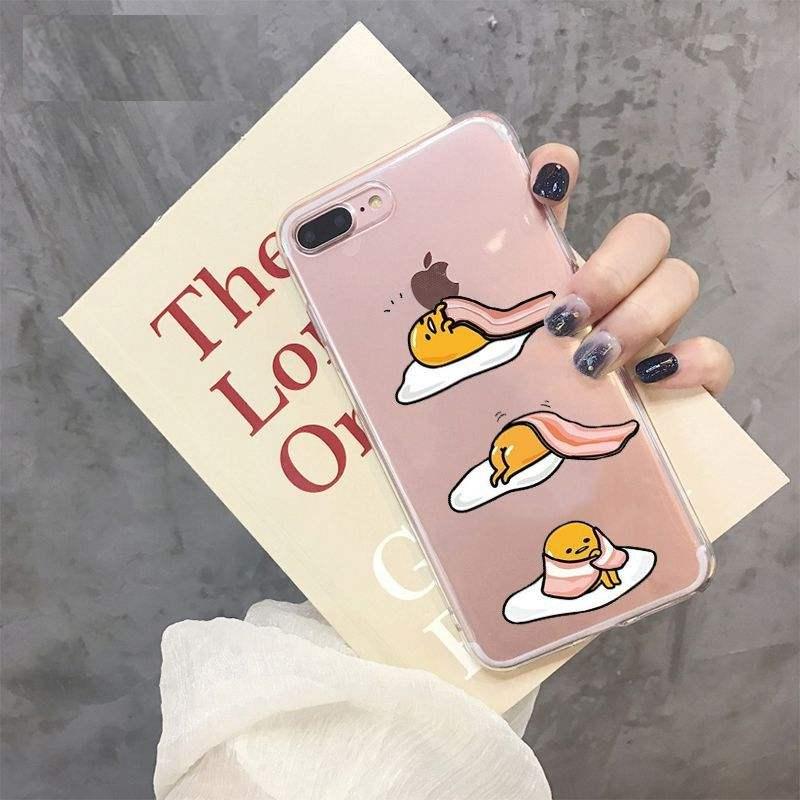 Yinuoda cute lovely gudetama lazy egg Amazing landscape Phone Case for Apple iPhone 8 7 6 6S Plus X XS max 5 5S SE XR Cover