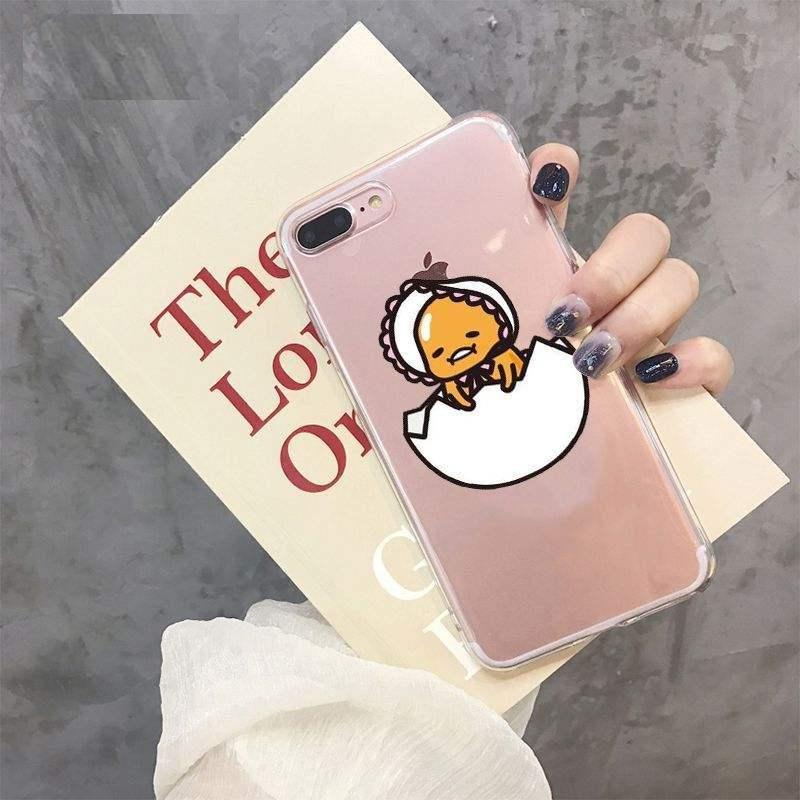Yinuoda cute lovely gudetama lazy egg Amazing landscape Phone Case for Apple iPhone 8 7 6 6S Plus X XS max 5 5S SE XR Cover