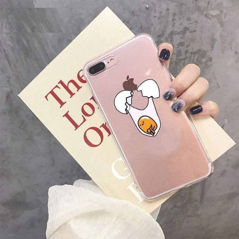 Yinuoda cute lovely gudetama lazy egg Amazing landscape Phone Case for Apple iPhone 8 7 6 6S Plus X XS max 5 5S SE XR Cover