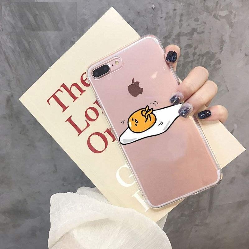 Yinuoda cute lovely gudetama lazy egg Amazing landscape Phone Case for Apple iPhone 8 7 6 6S Plus X XS max 5 5S SE XR Cover